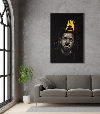 J Cole crown By Artist Nins Studio