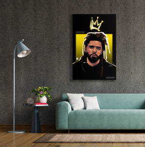 J Cole crown (yellow) by Arts of Hero