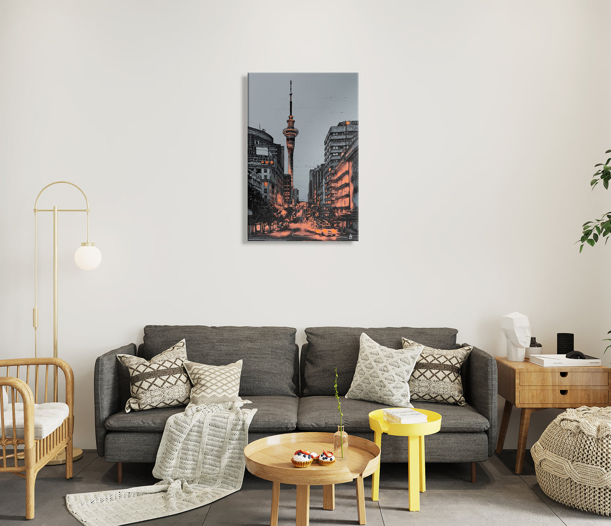 Auckland city Artwork Printed On Museum Quality Canvas Art Canvas NZ