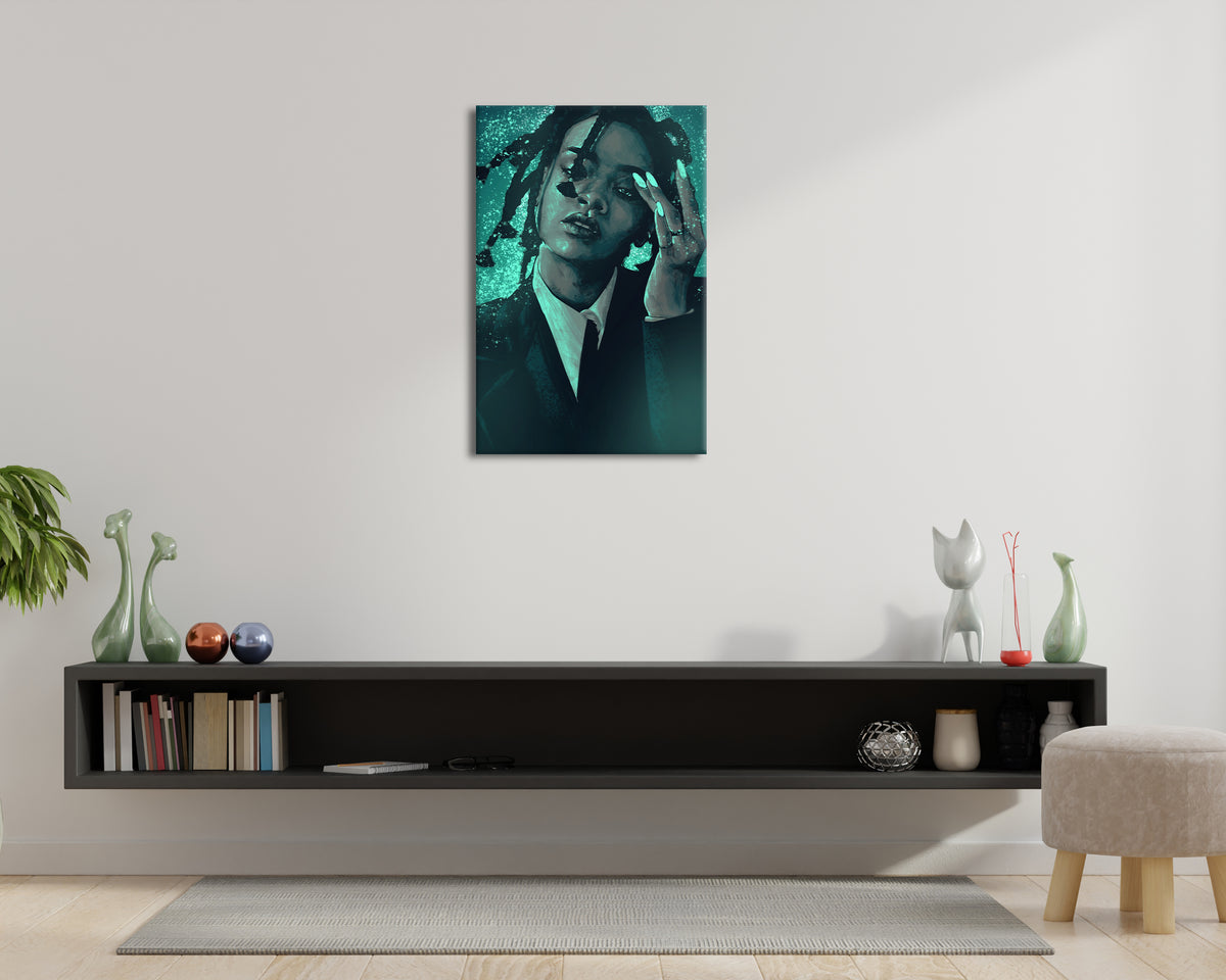 Rihanna light 2 Artwork Art Canvas NZ
