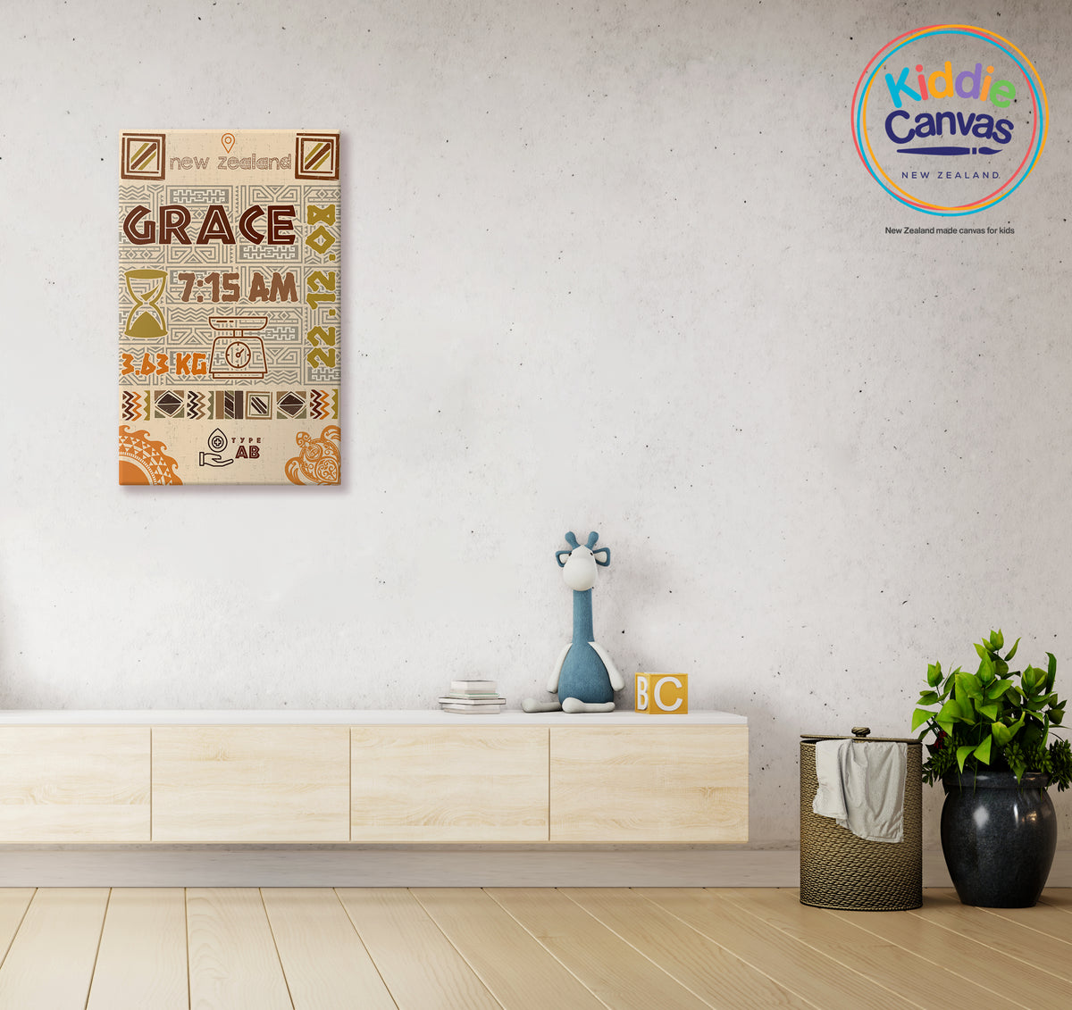 13. Personalized kids canvas Artwork KIDS CANVAS Art Canvas NZ