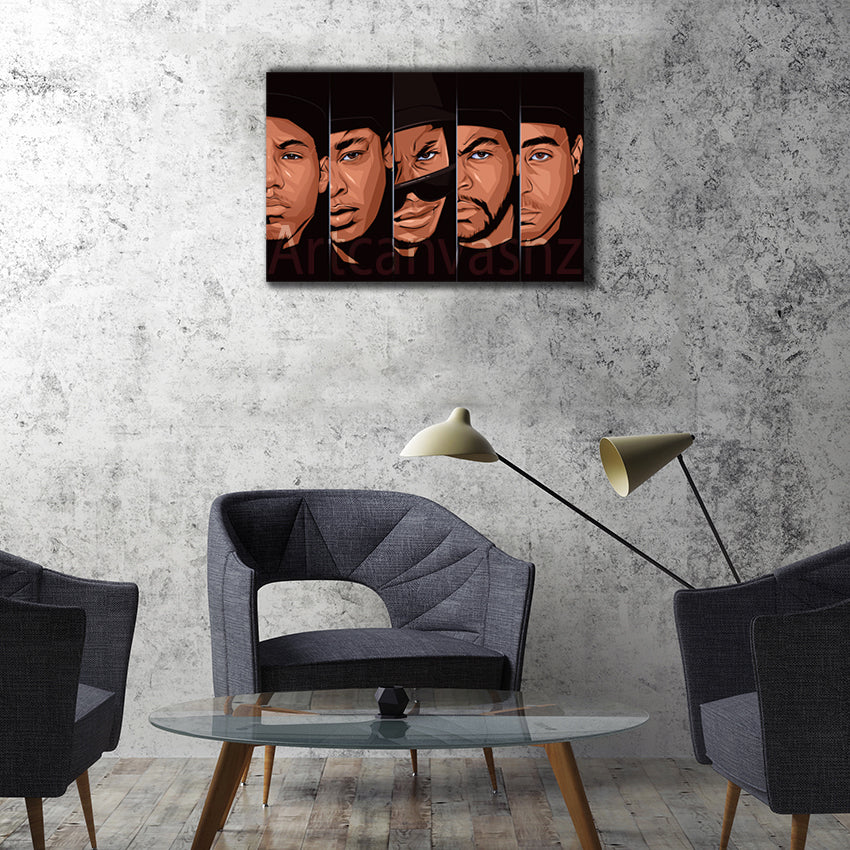 N.W.A 2 artwork by Code Zero Studio - Art Canvas NZ