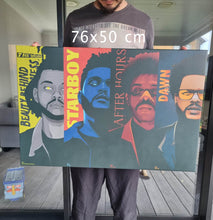 The Weeknd evolution artwork by artist VX art