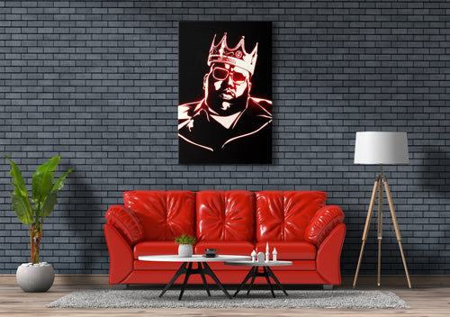 Biggie neon 3 by Nins studio art
