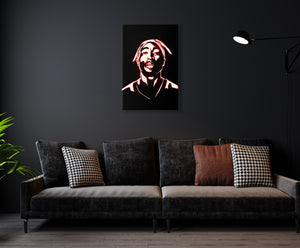 Tupac neon 3 by Nins studio art