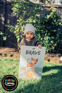 14.  Brave artwork - KIDS CANVAS - by Arts of Hero