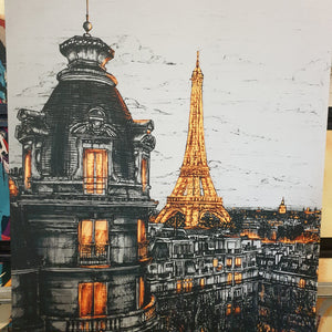 Paris artwork by Ajt art