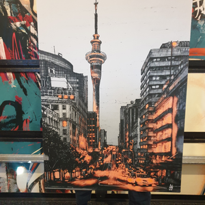 Auckland city Artwork by Ajt art
