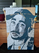 Tupac lyrics ( paper 2 ) artwork by Nins Studio Art