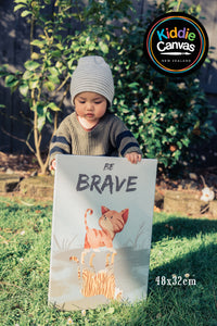 14.  Brave artwork - KIDS CANVAS - by Arts of Hero