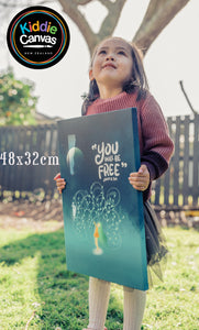 33. You Will Be Free (John 8:36) artwork - KIDS CANVAS - by Nynja