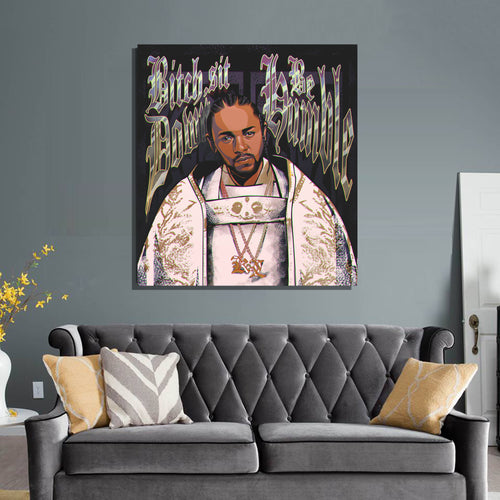 Kendrick Lamar ( Humble ) artwork by Eds G