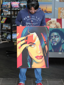 Aaliyah 1 by artist edz G.