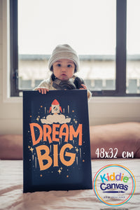 3. Dream big artwork - KIDS CANVAS - by Nynja