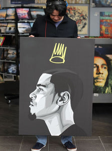 J Cole ( Crown ) artwork by Biko T