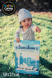 28. Sydney (personalized) artwork - KIDS CANVAS - by Arts of Hero
