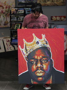 Notorious B.I.G (red) artwork by Eds G