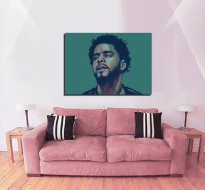 J Cole ( Green ) artwork by Eds G