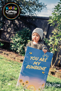 26. You are my Sunshine artwork - KIDS CANVAS - by Arts of Hero