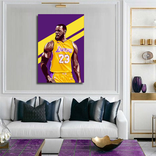 Lebron James (Lakers) artwork by Nins Studio Art