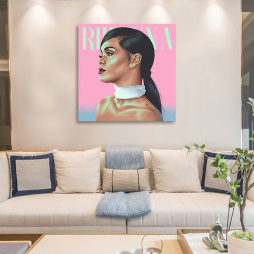Rihanna ( pink )artwork by Mj Macasinag