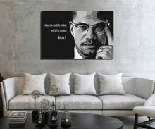 Malcolm X artwork by Biko T