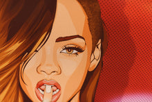 Rihanna ( Pop Art ) artwork by Nins Studio Art