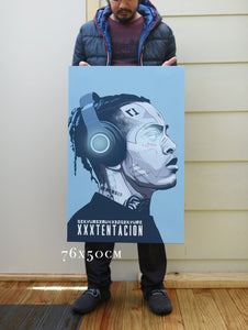 XXXTentacion ( Moonlight Mecha ) artwork by Code Zero Studio