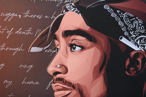 Tupac ( life goes on ) artwork by Code Zero Studio