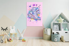 83. Kids Shoe 1 pink artwork - KIDS CANVAS - by Arts of Hero