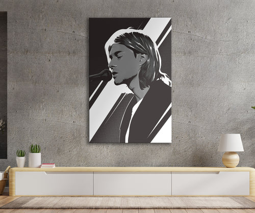 Kurt Cobain ( BNW ) artwork by Yasuo