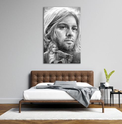 Kurt Cobain artwork by Kuris art