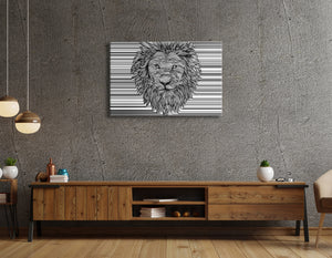 Lion ( minimal lines ) artwork by JRS art