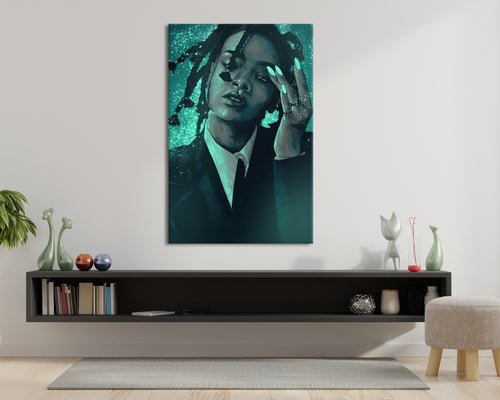 Rihanna ( light ) 2 artwork by Zac art