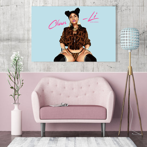 Nicki Minaj ( Chun Li ) artwork by Nins Studio Art
