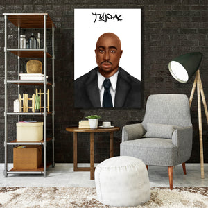 Tupac ( Suit ) artwork by Chovela S Art