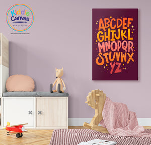 57. Alphabet artwork - KIDS CANVAS - by Nynja