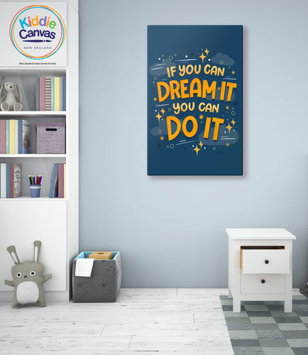 59. Dream it artwork - KIDS CANVAS - by Nynja