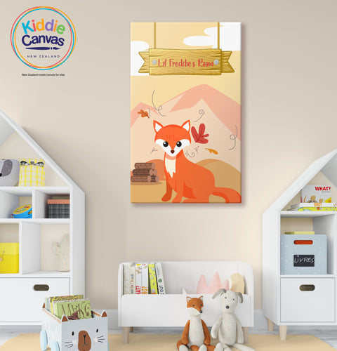 53. Fox artwork - KIDS CANVAS - by Arts of Hero