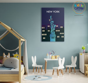 31. New York artwork - KIDS CANVAS - by Nynja