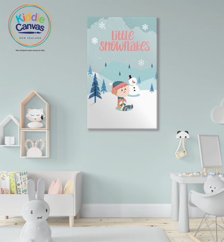 27. Snowflake artwork - KIDS CANVAS - by Arts of Hero