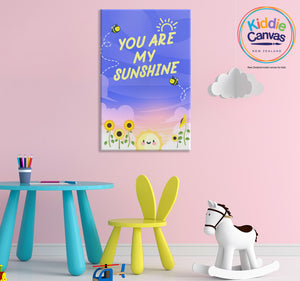 26. You are my Sunshine artwork - KIDS CANVAS - by Arts of Hero