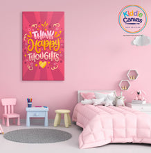 74. Happy thoughts artwork - KIDS CANVAS - by Nynja