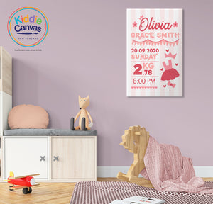 46. Details girl (personalized) artwork - KIDS CANVAS - by Nynja
