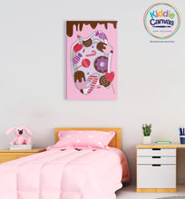 41. Papercut Sweets artwork - KIDS CANVAS - by Mina Crafts