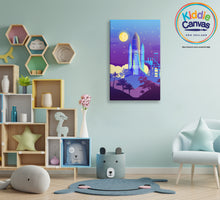 62. Spaceship artwork - KIDS CANVAS - by Arts of Hero