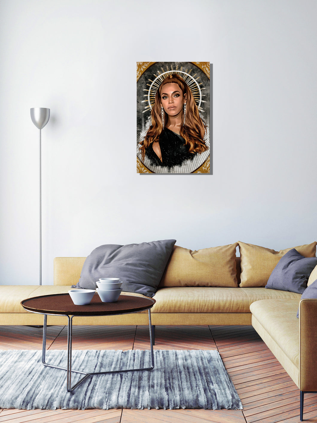 Beyonce (Queen B)  artwork by Marlowe Art