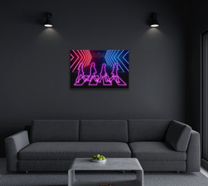 The beatles (Neon) artwork by art of Hero