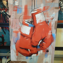 Boxing gloves artwork art by Nins studio art