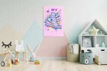 83. Kids Shoe 1 pink artwork - KIDS CANVAS - by Arts of Hero